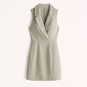 Abercrombie Tan blazer dress